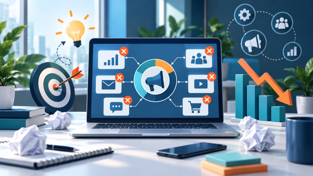تصویر مرتبط با رفع اشتباهات بازاریابی یکپارچه