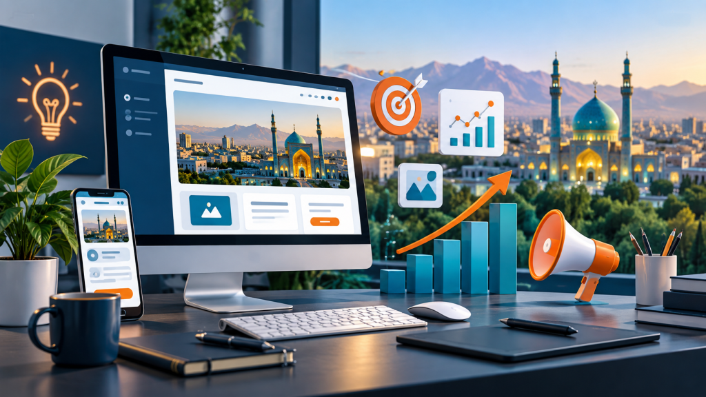 تصویر مرتبط با طراحی سایت و دیجیتال مارکتینگ مشهد ☑️